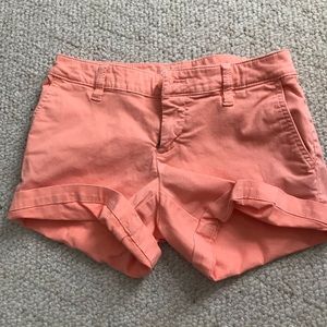 light coral VS shorts size 0